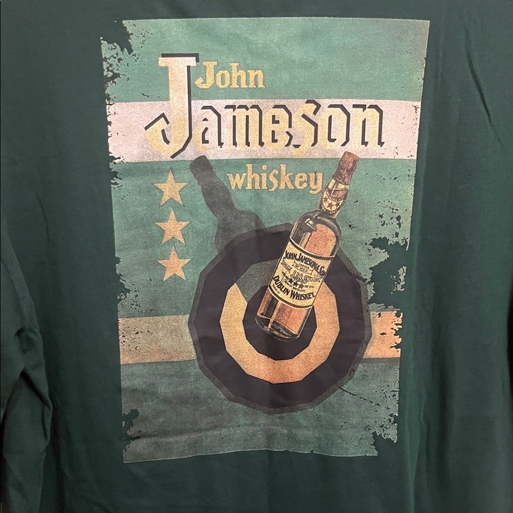 Green John Jameson Irish Whiskey  Medium Shirt